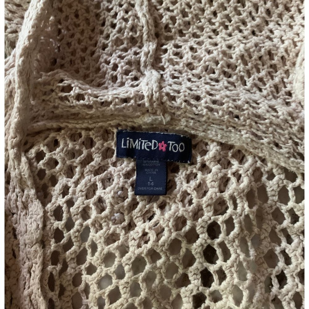 Vintage Limited Too Crochet Knit Pullover - Picture 2 of 2